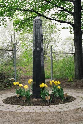 Peace Pole in Guelph at Woodlawn Memorial Parl
