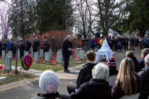 Remembrance Day 2018 at Woodlawn Memorial Park in Guelph