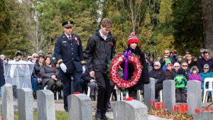 Remembrance Day 2018 at Woodlawn Memorial Park in Guelph