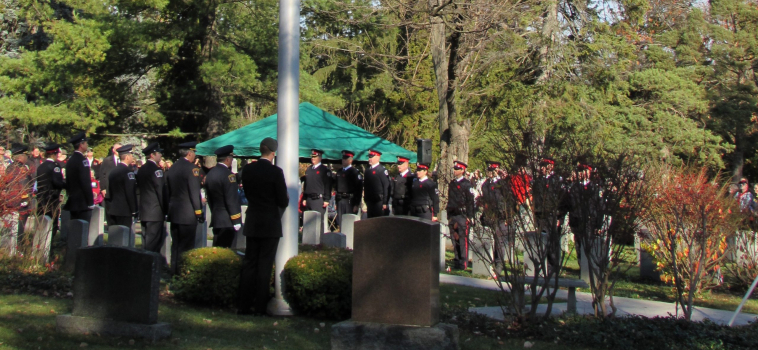 Remembrance Day at Woodlawn Memorial Park